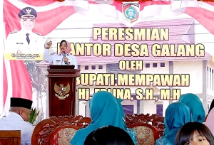 Peresmian Kantor Desa Galang, Momen untuk Tingkatkan Pelayanan dan Pemberdayaan Masyarakat