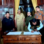 Teken Nota Kesepahaman Bersama, Jarot: Upaya untuk Melindungi dan Menjaga Hutan di Desa Bangun