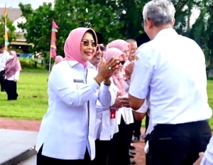 Erlina Pimpin Apel Gabungan Perdana ASN Mempawah Pascalebaran