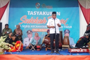 Sedekah Bumi di Sejegi, Wujud Keharmonisan Suku dan Agama Terbangun dengan Baik