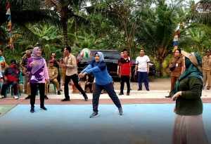 GBBD Segedong Ditutup dengan Bola Voli Bersama