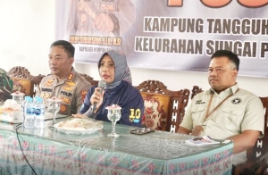 Erlina Dukung Pembentukan Kampung Tangguh Bebas Narkoba di Kelurahan Sungai Pinyuh