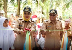 Bupati Erlina dan Wabup Pagi Resmikan Objek Wisata Magrove