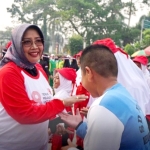 Bupati Erlina Lepas Gerak Jalan Sehat Tingkat SD, SMP dan SMA: Tingkatkan Rasa Nasionalisme dan Patriotrisme Pelajar