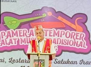 Disdikbud Sintang Gelar Pameran Temporer Alat Musik Tradisional