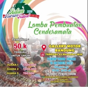 Sintang Gelar Lomba Bikin Cinderamata
