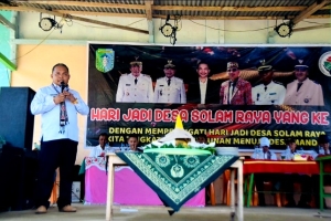 Wabu Melkianus Harap Masyarakat Solam Raya Kompak