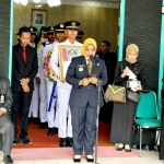 Bupati Erlina Pimpin Upacara Pelepasan dan Pemakaman Jenazah Almarhum H Muhammad Pagi