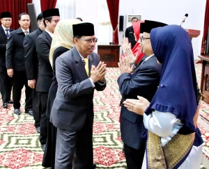 Sekda Ismail Hadiri Pengukuhan Kepala BPKP Kalbar
