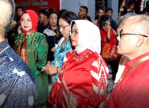 Bupati Erlina Hadiri Natal Oikumen 2023