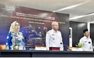 Sekda Ismail Dampingi Pj Gubernur Kalbar Hadiri Peluncuran LPI 2023