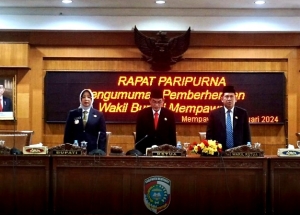 DPRD Gelar Rapat Paripurna Pemberhentian Wabup Mempawah