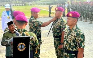 Serah Terima Jabatan KomandannYonmarhanlan XII/Pontianak