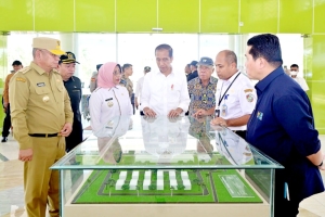 Presiden Jokowi Acungi Jempol Pembangunan RSUD dr Rubini Mempawah