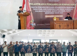 201 PPS Dilantik, Pesan Pj Bupati Ismail: Bekerja Maksimal dan Profesional