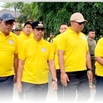 Peringati HUT Bhayangkara ke-78, Pj Bupati Ismail Ikut Jalan Sehat Polres Mempawah