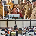 Pj Bupati Ismail Monitoring Pelatihan di UPTD LLK UKM Mempawah