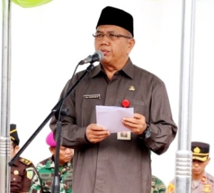 Pj Sekda Mempawah Pimpin Upacara Peringatan Hari Bekabung Daerah