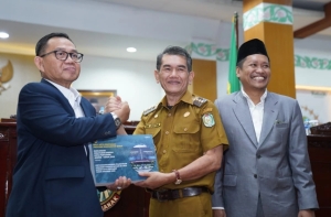 Pj Wako Sampaikan Pendapat Akhir Raperda Pertanggungjawaban APBD 2023