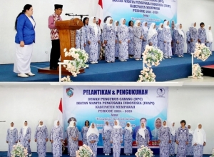 Pj Bupati Kukuhkan Kepengurusan IWAPI Mempawah Periode 2024-2029