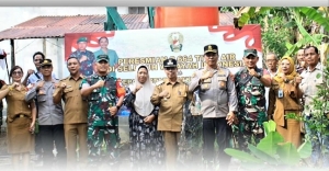 Peresmian 2.664 Titik Manunggal Air Bersih