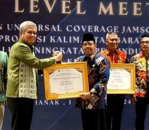 Mempawah Raih Peringat ke-2 Terbaik pada Paritrana Award 2024