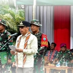 Pj Bupati Hadiri Penutupan TMMD ke-122 Tahun 2024 di Desa Benuang