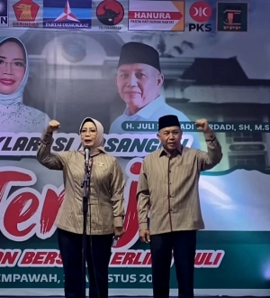 Deklarasi Pasangan Teruji: Erlina-Juli untuk Mempawah Sejahtera