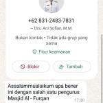 Nama PJ Wali Kota Pontianak Dicatut!