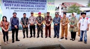 Peletakan Batu Pertama, Tanda Dimulainya Pembangunan Rumah Sakit Bestari Medical Center