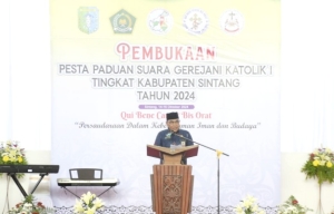 Kemenag Sintang Dukung Pesparani Katolik