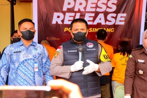 Polres Sintang Amankan 4 Pelaku Narkoba