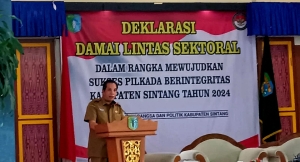 Kesbangpol Gelar Deklarasi Damai Lintas Sektoral