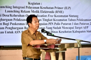 Peringati Hari Kesehatan ke-60, Dinkes Sintang Lauching ILP dan RME