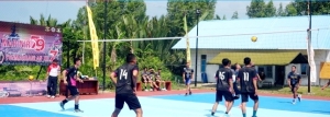 Pj Bupati Buka Turnamen Bola Voli Yonmarhanlan XII