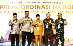 Pj Bupati Ismail Hadiri Rakornas Penyelenggaraan Pempus dan Daerah Tahun 2024