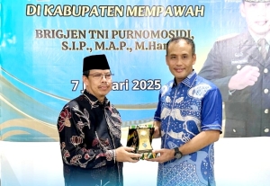 Danrem 121/Alambhanawanai Hadiri Ramah Tamah Bersama Pj Bupati Mempawah