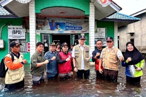 Kapusdalops Tinjau Posko Banjir di Mempawah, Pastikan Penanganan Cepat