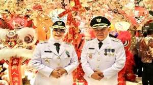 Hj Erlina dan Juli Suryadi Resmi Jabat Bupati dan Wakil Bupati Mempawah Periode 2025-2030