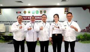 Bupati Erlina Hadiri Rakor KPK, Tegaskan Komitmen Pemerintahan Bersih