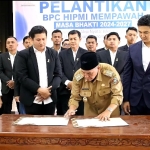 Wabup Mempawah Hadiri Pelantikan HIPMI, Dorong Aksi Nyata Pengusaha Muda