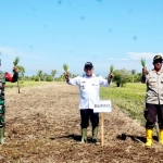 Wabup Juli Ikuti Tanam Padi Serentak Virtual Bersama Presiden Prabowo