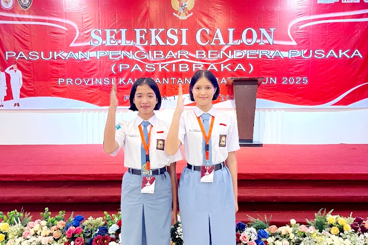 Dua Pelajar Putri Sintang Wakili Kalbar dalam Seleksi Paskibraka Nasional