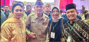 Presiden Prabowo Gelar Halal Bihalal Nasional, Bupati Erlina Hadir Bersama Purnawirawan TNI-Polri