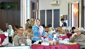 Bupati Erlina Hadiri Rakor Ketahanan Pangan dan Kesiapan Panen Raya Jagung Nasional