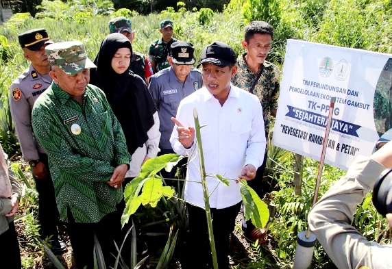 Menteri LHK Apresiasi Desa Peniraman dalam Pengelolaan Lahan Gambut