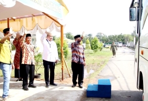 180 Jamaah Haji Mempawah Diberangkatkan, Wabup Titip Pesan dan Doa