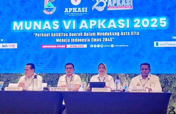 Bupati Erlina Pimpin Sidang Munas VI Apkasi di Minahasa Utara