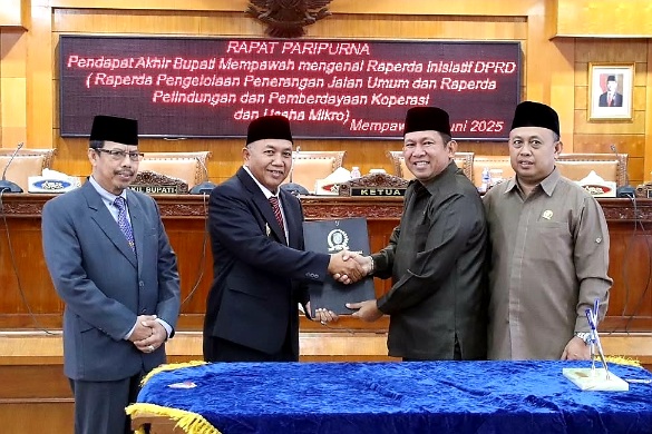 Wabup Mempawah Setujui Dua Raperda Strategis Usulan DPRD