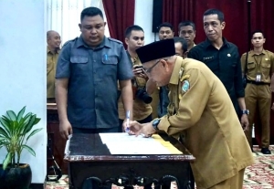 Wabup Mempawah Dukung Program Makanan Bergizi Gratis, Teken MoU Bersama Pemda se-Kalbar